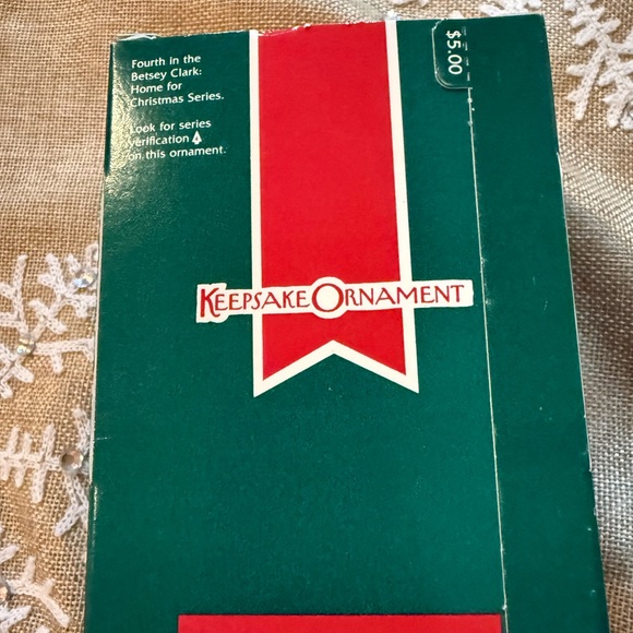Betsey Clark Vintage Hallmark Glass Ball Ornament - Picture 3 of 4